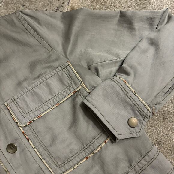Anthropologie Piped Trucker Jacket - Picture 4 of 10